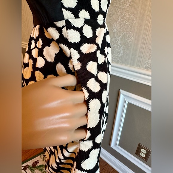ANTHROPOLOGY/LEIFNOTES DRESS!🤩Blk/White/Size-2 - Picture 10 of 16